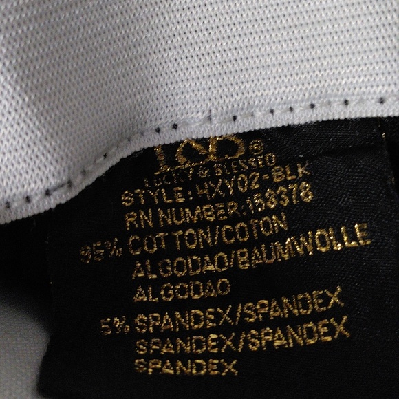 L&B Lucky & Blessed 3X Flare Black Pullon Stretch Waist Distressed Hem Jeans - Picture 13 of 17